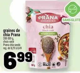 Metro Prana graines de chia offer
