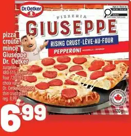 Metro Dr. Oetker pizza croûte mince Giuseppe offer