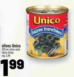 Metro Unico olives offer