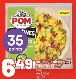Metro Pom tortillas proteienes originales offer