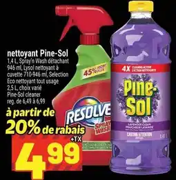 Metro Pine-Sol nettoyant offer