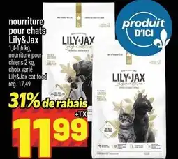 Metro Lily&Jax nourriture pour chats offer