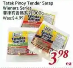 Tone Tai Supermarket Tatak Pinoy Tender Sarap Wieners Series offer