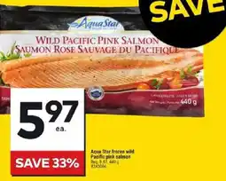 Giant Tiger Aqua Star frozen wild Pacific pink salmon offer