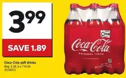Giant Tiger Coca-Cola soft drinks offer