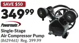 Princess Auto Single-Stage Air Compressor Pump offer
