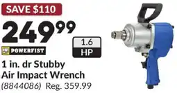 Princess Auto 1 in. dr Stubby Air Impact Wrench offer