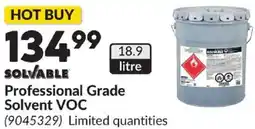 Princess Auto Professional Grade Solvent VOC offer