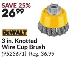 Princess Auto 3 in. Knotted Wire Cup Brush offer