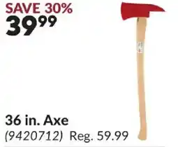 Princess Auto 36 in. Axe offer