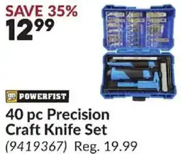 Princess Auto 40 pc Precision Craft Knife Set offer