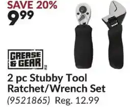 Princess Auto 2 pc Stubby Tool Ratchet/Wrench Set offer