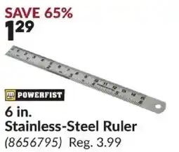 Princess Auto 6 in. Stainless-Steel Ruler offer