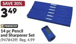 Princess Auto 14 pc Pencil and Sharpener Set offer