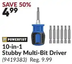 Princess Auto Stubby Multi-Bit Driver offer