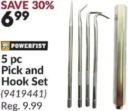 Princess Auto 5 pc Pick and Hook Set offer