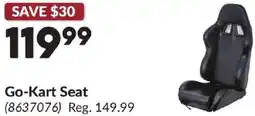 Princess Auto Go-Kart Seat offer