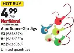 Princess Auto 6 pc Super-Glo Jigs offer