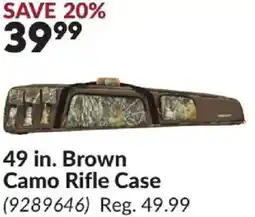 Princess Auto 49 in. Brown Camo Rifle Case offer