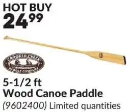 Princess Auto Wood Canoe Paddle offer