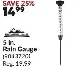 Princess Auto 5 in. Rain Gauge offer