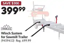 Princess Auto Winch System for Sawmill Trailer offer