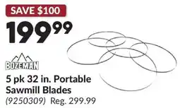 Princess Auto 5 pk 32 in. Portable Sawmill Blades offer