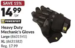 Princess Auto Heavy Duty Mechanic's Gloves Large offer