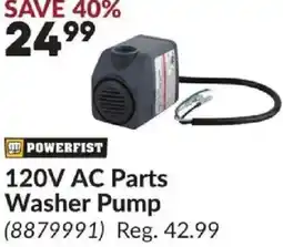 Princess Auto 120V AC Parts Washer Pump offer