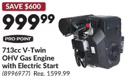 Princess Auto 713cc V-Twin OHV Gas Engine with Electric Start offer
