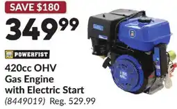 Princess Auto 420cc OHV Gas Engine with Electric Start offer