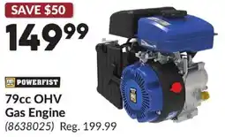 Princess Auto 79cc OHV Gas Engine offer
