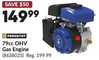 79cc OHV Gas Engine