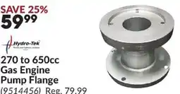 Princess Auto 270 to 650cc Gas Engine Pump Flange offer