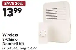 Princess Auto Wireless 3-Chime Doorbell Kit offer