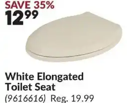 Princess Auto White Elongated Toilet Seat offer