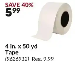 Princess Auto 4 in. x 50 yd Tape offer