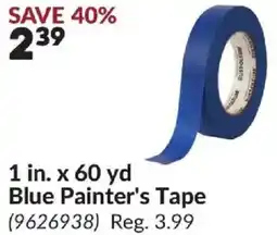 Princess Auto 1 in. x 60 yd Blue Painter's Tape offer