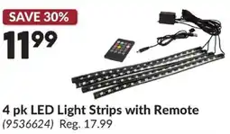 Princess Auto 4 pk LED Light Strips with Remote offer