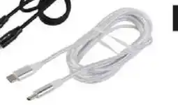 Princess Auto USB-C to USB-C 100W Braided Charging Cables, Assorted Colours offer