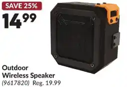 Princess Auto Outdoor Wireless Speaker offer