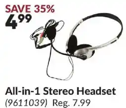 Princess Auto All-in-1 Stereo Headset offer