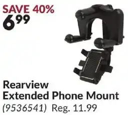 Princess Auto Rearview Extended Phone Mount offer