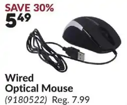 Princess Auto Wired Optical Mouse offer