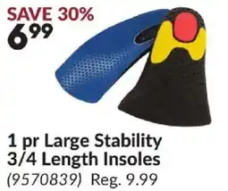Princess Auto 1 pr Large Stability 3/4 Length Insoles offer