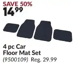 Princess Auto 4 pc Car Floor Mat Set offer
