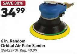 Princess Auto 6 in. Random Orbital Air Palm Sander offer