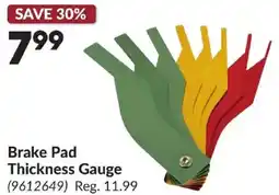 Princess Auto Brake Pad Thickness Gauge offer