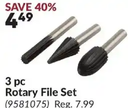 Princess Auto 3 pc Rotary File Set offer