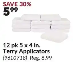 Princess Auto 12 pk 5 x 4 in. Terry Applicators offer